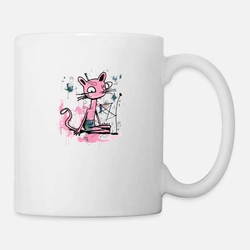 Jok der rosarote Panther - Tasse - Weiß