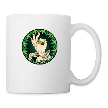 Gutes Leben - Tasse - Weiß - Rechts