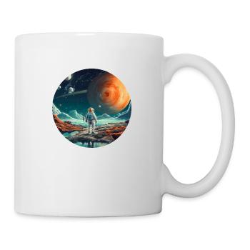 Spaceman Around Space, cadeau des astronautes - Mug blanc - blanc - Droite
