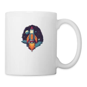 Whimsy Rocket: Galactic Adventure! - Mug - white - Right