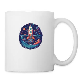 Whimsy Rocket: Galactic Adventure! - Mug - white - Right