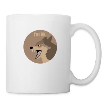 Mir geht es gut - Tasse - Weiß - Rechts