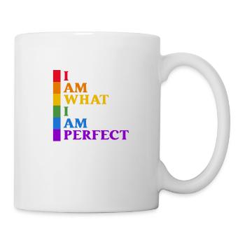 Ich bin Perfekt - LGBTQ - Tasse - Weiß - Rechts