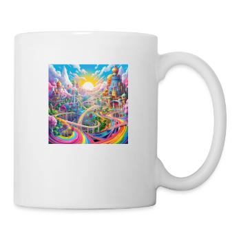 icecrusher Cartographic Pencil Art Color - Tasse - Weiß - Rechts
