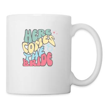 Here comes the bride-la mariée - Mug blanc - blanc - Droite