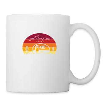 Life is better by the Campfire - Mug - white - Right
