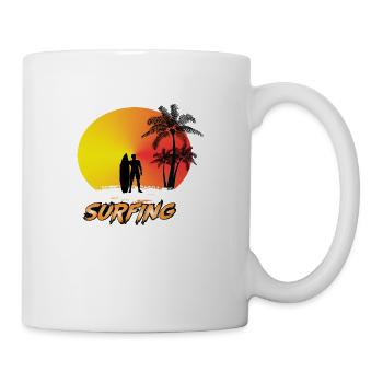 Surf - Mug blanc - blanc - Droite