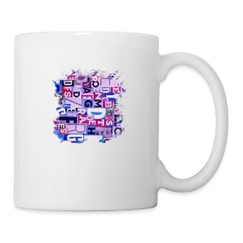 Graffiti style Splash hip hop colors painter color - Mug - white - Right