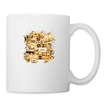 Graffiti style Splash hip hop colors painter color - Mug - white - Right