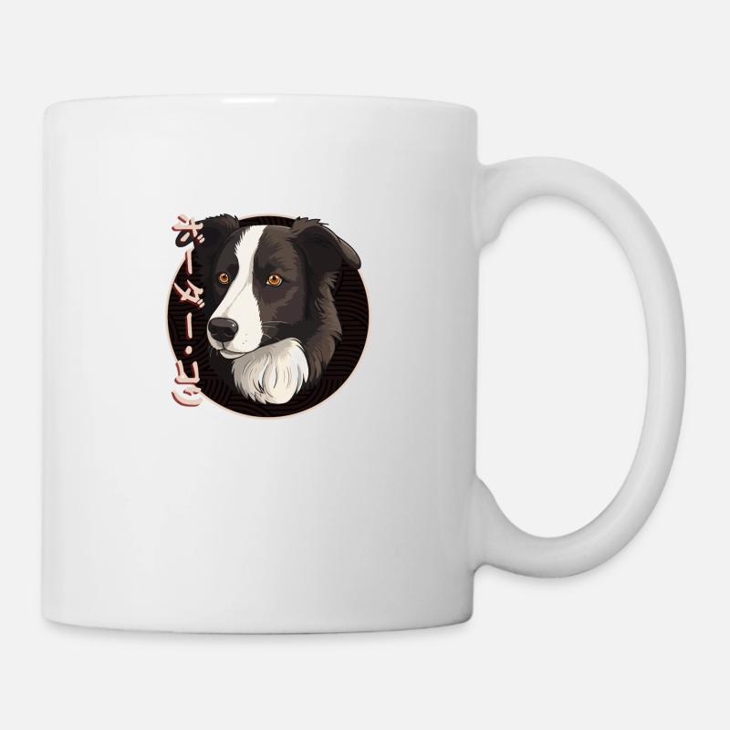 Chien Border Collie Japonais - Mug blanc - blanc