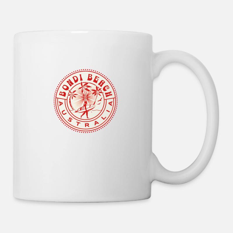 Bondi Beach Australien Surfer - Tasse - Weiß