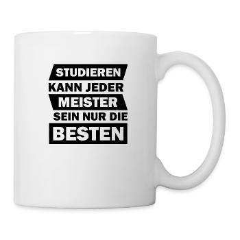 Handwerker Handyman Handwerk Werkzeug Baustelle - Tasse - Weiß - Rechts