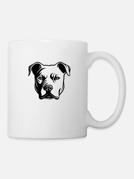 Pitbull - Tasse - Weiß