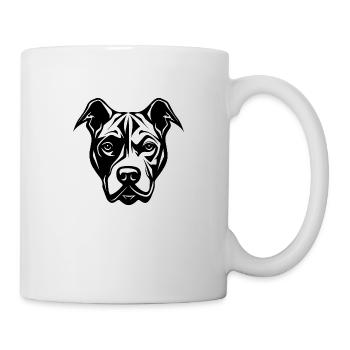 Pitbull - Mug blanc - blanc - Droite