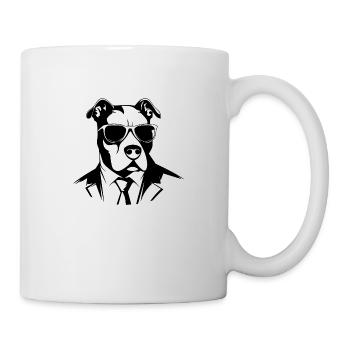 Pitbull - Mug blanc - blanc - Droite
