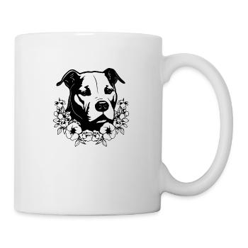 Pitbull - Mug blanc - blanc - Droite