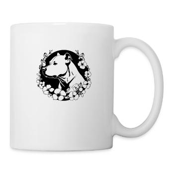 Pitbull - Mug blanc - blanc - Droite