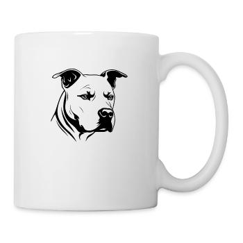 Pitbull - Mug blanc - blanc - Droite