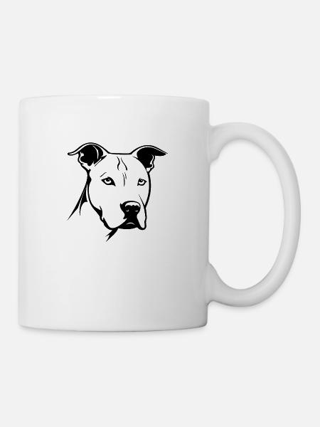 Pitbull - Tasse - Weiß