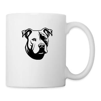 Pitbull - Mug blanc - blanc - Droite