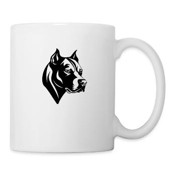 Pitbull - Tasse - Weiß - Rechts
