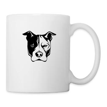 Pitbull - Mug blanc - blanc - Droite