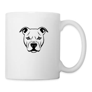 Pitbull - Mug blanc - blanc - Droite
