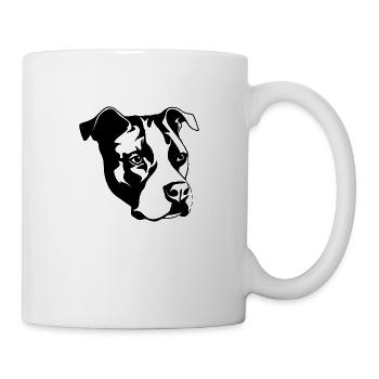 Pitbull - Mug blanc - blanc - Droite
