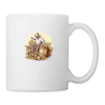 The harvest at the old n°2 - Mug - white - Right
