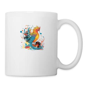 Zako der Phönix - Tasse - Weiß - Rechts