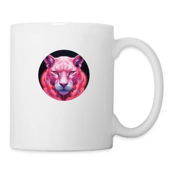 Panthère en rose - Mug blanc - blanc - Droite