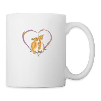 Liebe zu Lamas - Tasse - Weiß - Rechts
