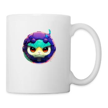 alien dragon - Tasse - Weiß - Rechts