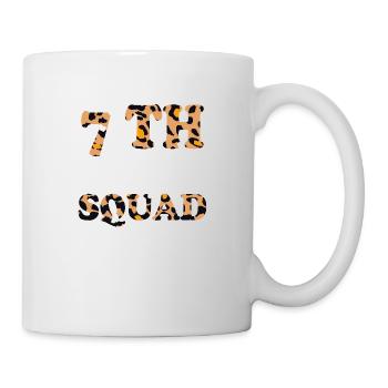 Cadeaux d’enseignant Leopard 7th Grade - Mug blanc - blanc - Droite