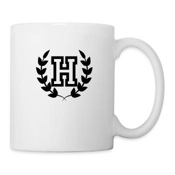 Buchstabe h sport - Tasse - Weiß - Rechts