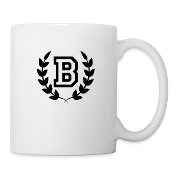 Buchstabe b sport - Tasse - Weiß - Rechts