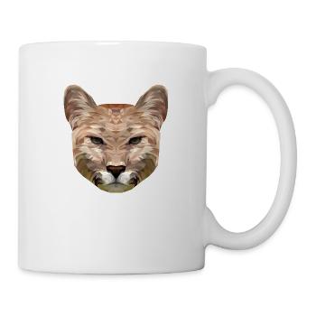 Silver Lion Polygon - Mug - white - Right