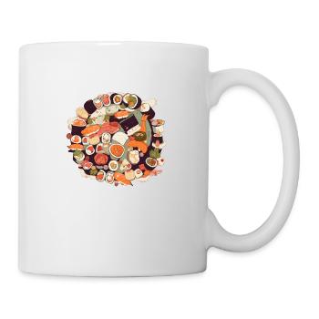 Sushi Love: Tempting Delicacies for Foodies - Mug - white - Right
