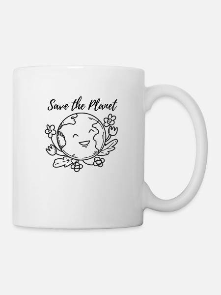 Sauvez la planète - Mug blanc - blanc