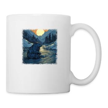 bobr beavers gift idea pet - Tasse - Weiß - Rechts