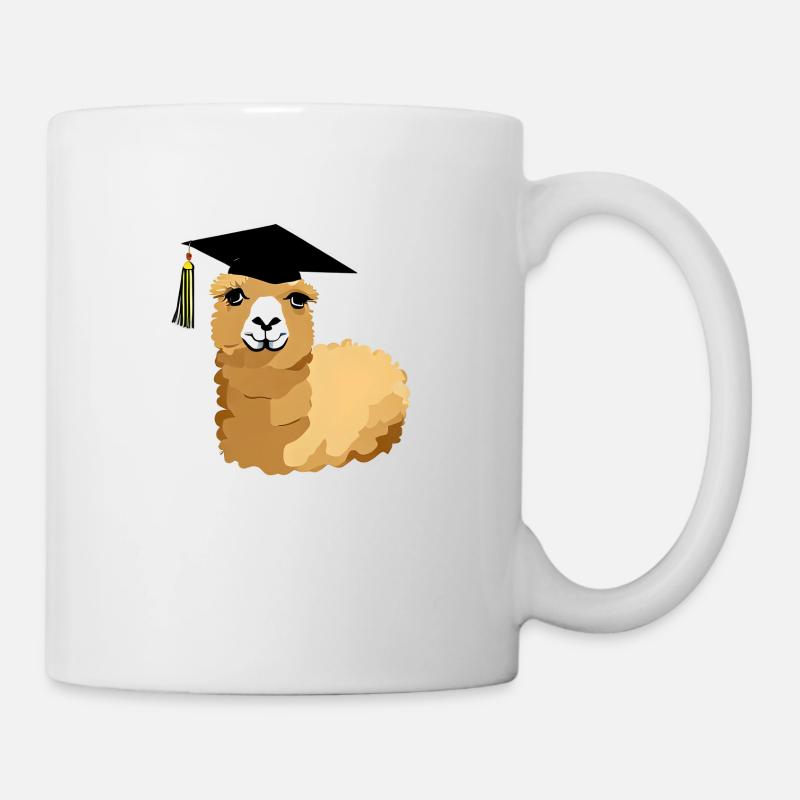 Bachelor Alpaka Studium Absolvent Schulabschluss - Tasse - Weiß