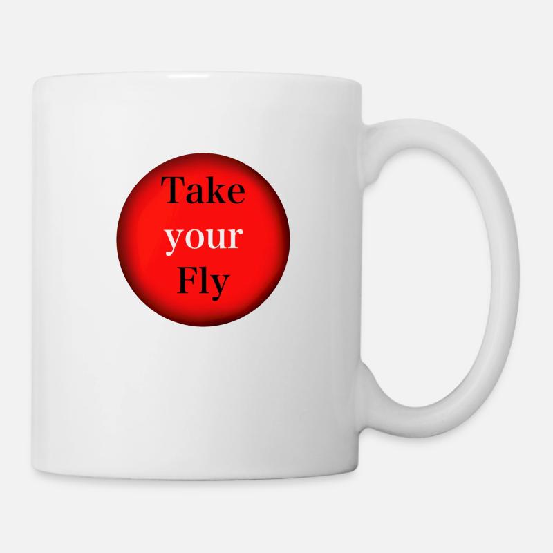 Take your Fly - Tasse - Weiß