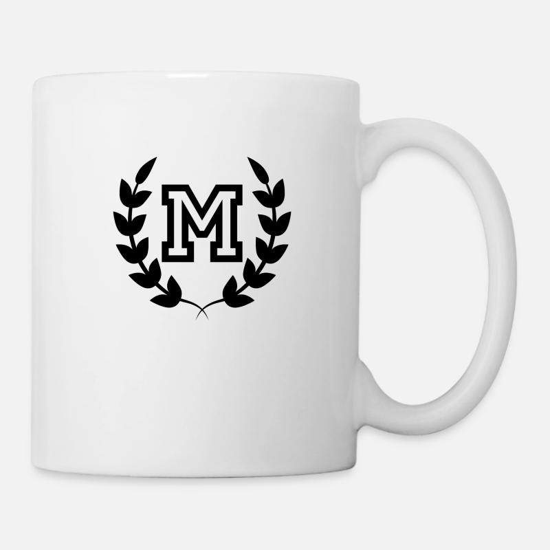 Lettre m sport - Mug blanc - blanc