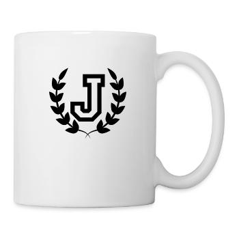 Letter j sport - Mug - white - Right