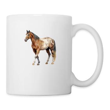 Pferd - Tasse - Weiß - Rechts