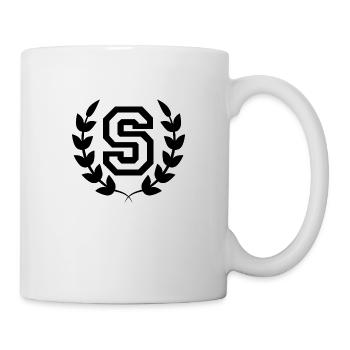 Sport-Briefe - Tasse - Weiß - Rechts