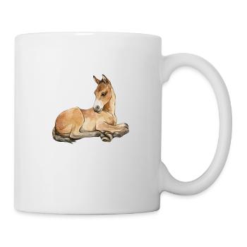 fohlen - Tasse - Weiß - Rechts
