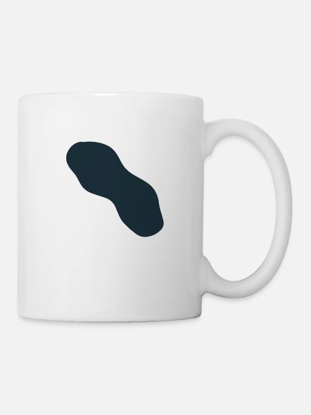 Blob Abstrakt - Tasse - Weiß