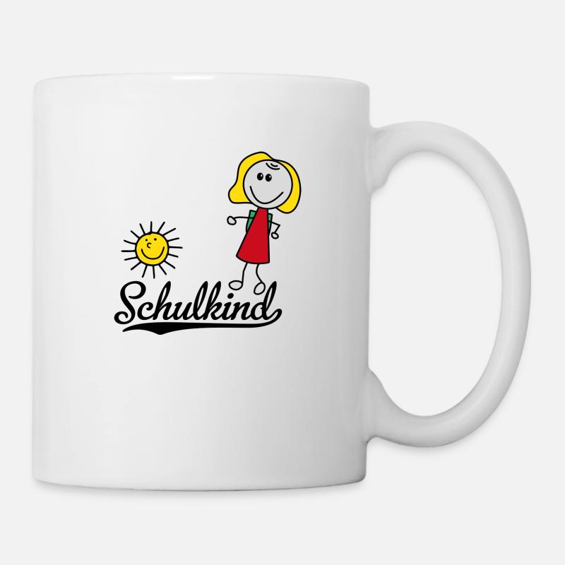 Schulkind - Tasse - Weiß