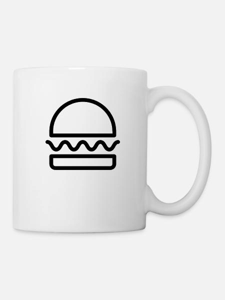 Burger - Mug - white